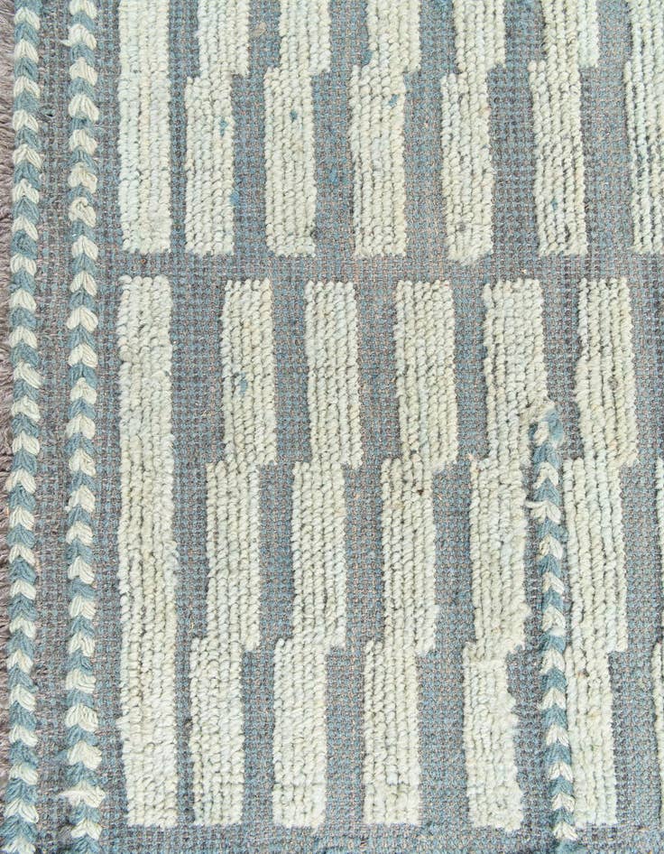 Detail image of 5' 9 x 8' 2  Hand Knotted Moroccan Wool Rug