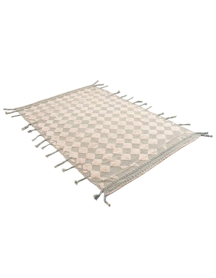 Detail image of 4' x 5' 9 Hand Knotted Moroccan Wool Rug