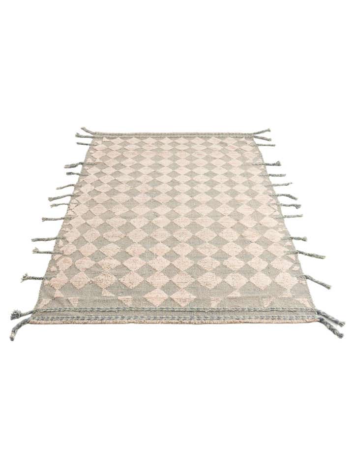 4' x 5' 9 Hand Knotted Moroccan Wool Rug