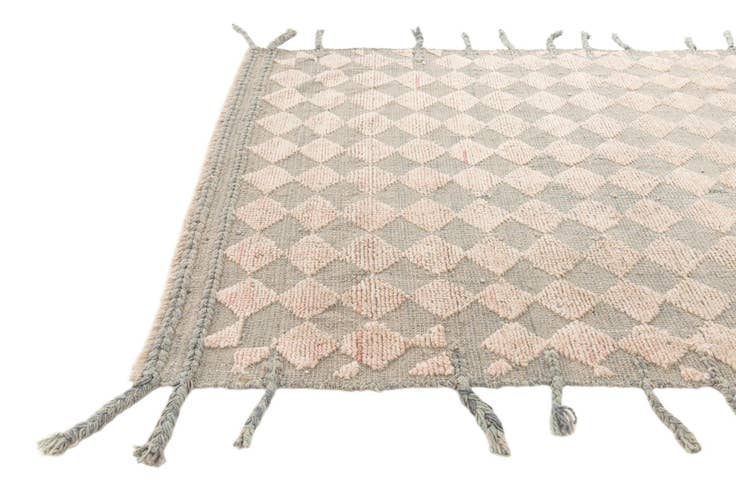 Detail image of 4' x 5' 9 Hand Knotted Moroccan Wool Rug
