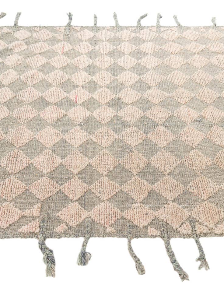 Detail image of 4' x 5' 9  Hand Knotted Moroccan Wool Rug