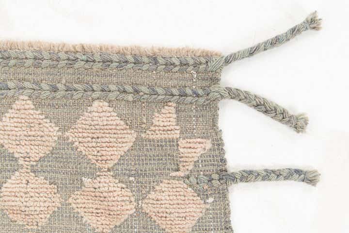 4' x 5' 9 Hand Knotted Moroccan Wool Rug