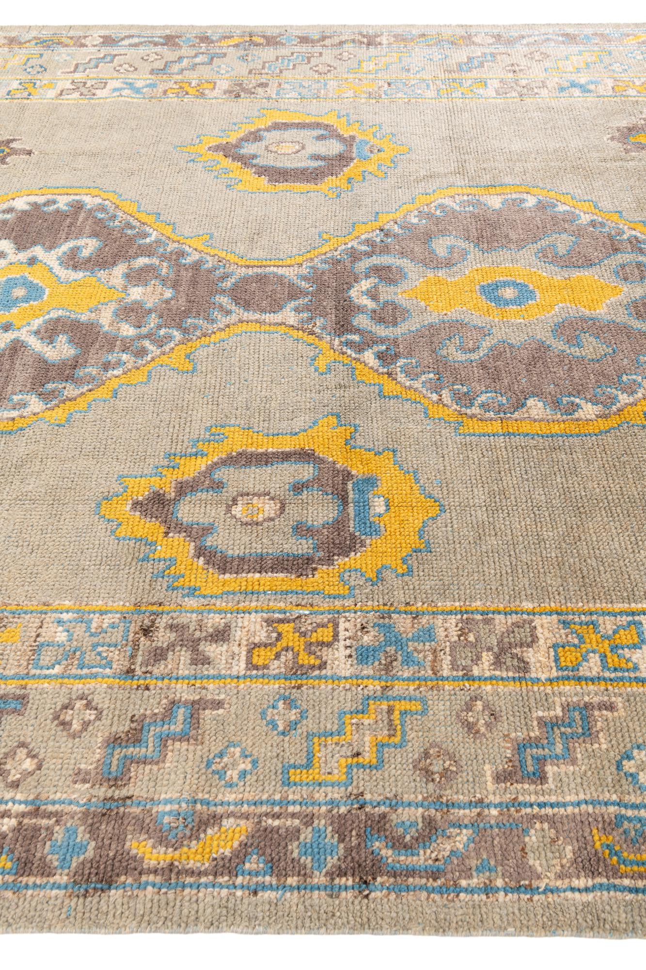 8' 7 x 12' 3 Hand Knotted Moroccan Wool Rug