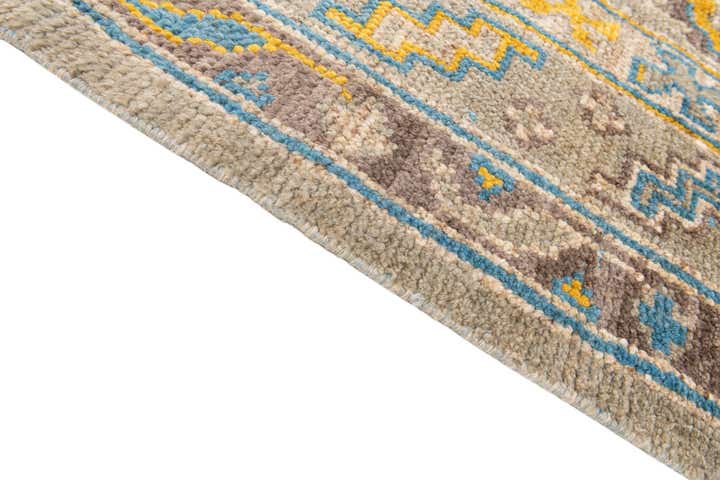 8' 7 x 12' 3 Hand Knotted Moroccan Wool Rug