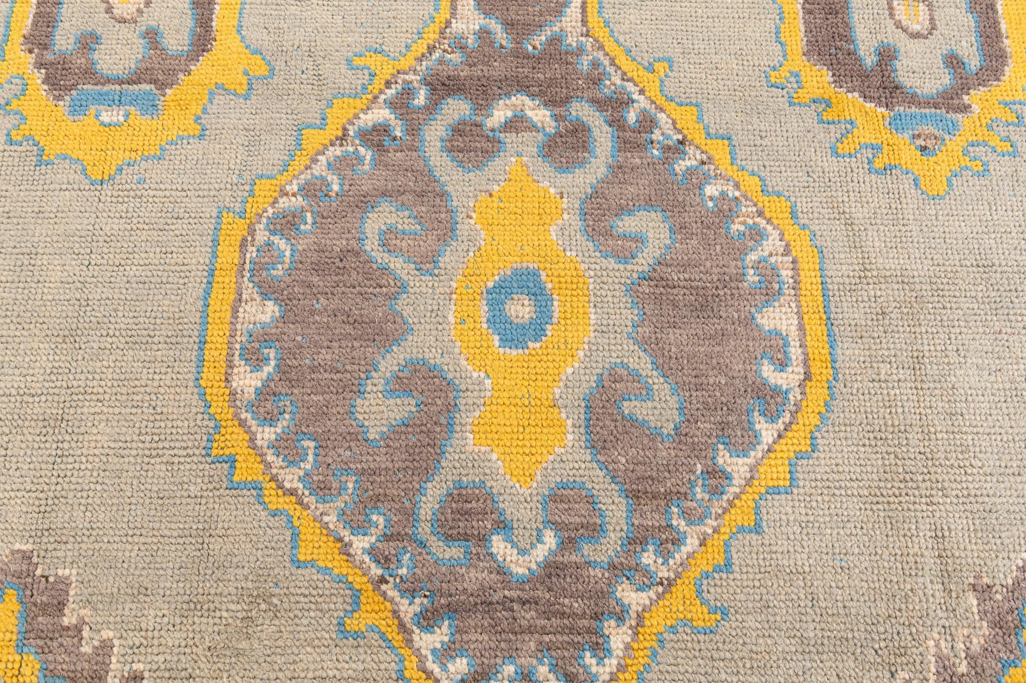 8' 7 x 12' 3 Hand Knotted Moroccan Wool Rug