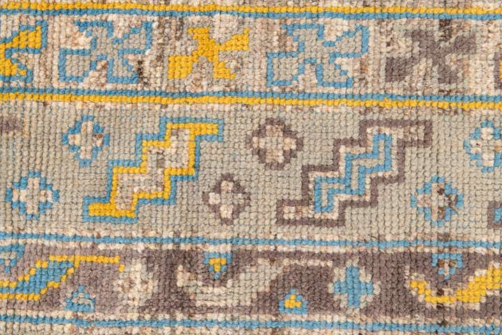 8' 7 x 12' 3 Hand Knotted Moroccan Wool Rug