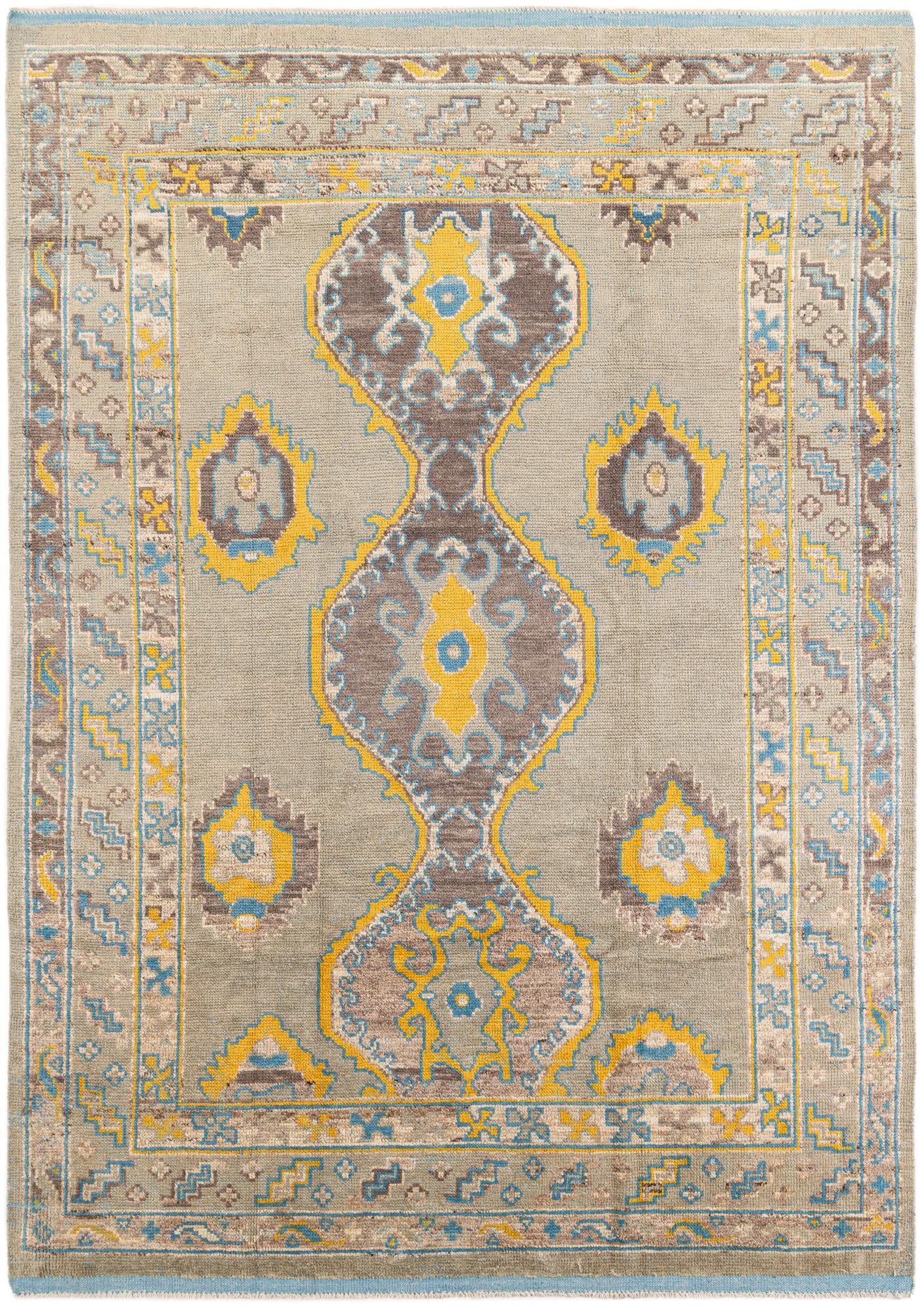 8' 7 x 12' 3 Hand Knotted Moroccan Wool Rug