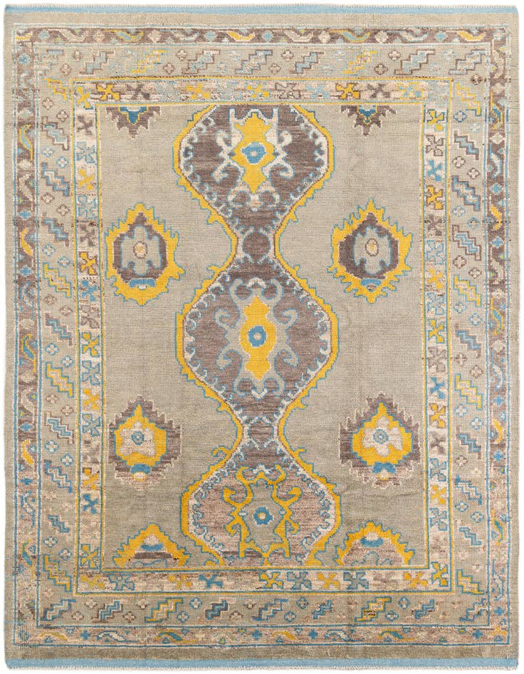Detail image of 8' 7 x 12' 3 Hand Knotted Moroccan Wool Rug