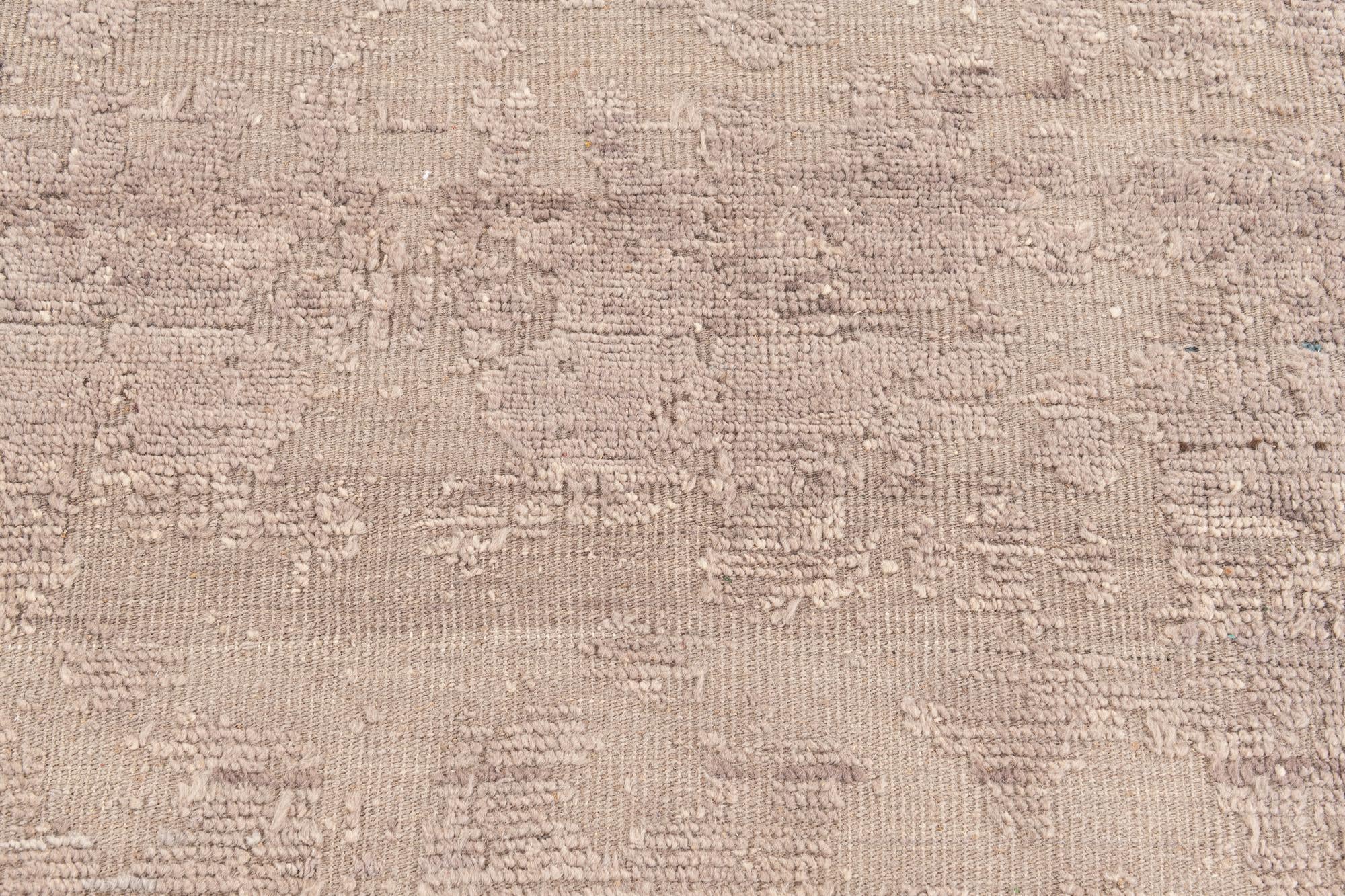 8' 4 x 10' 6 Hand Knotted Moroccan Wool Rug