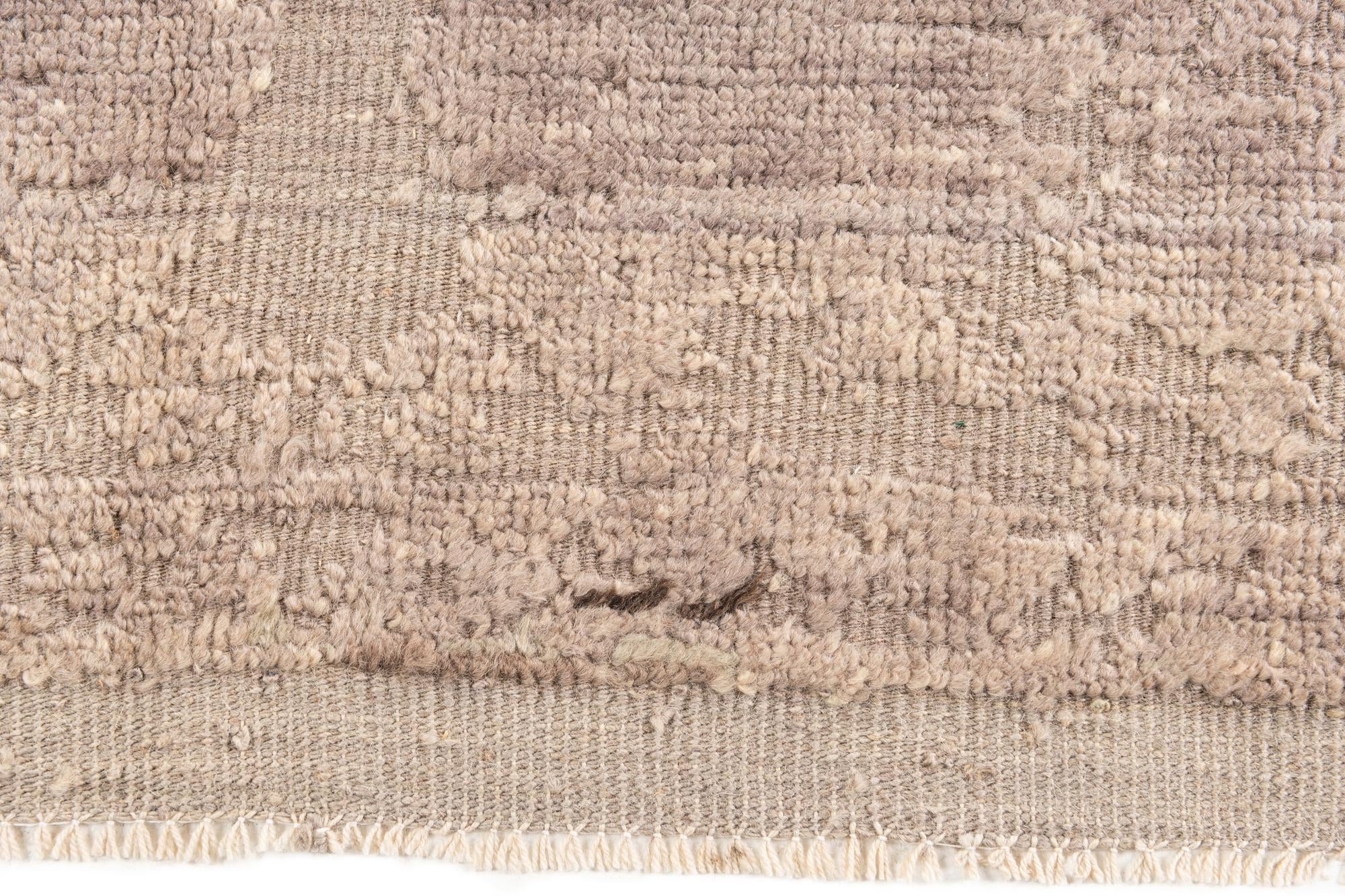 8' 4 x 10' 6 Hand Knotted Moroccan Wool Rug