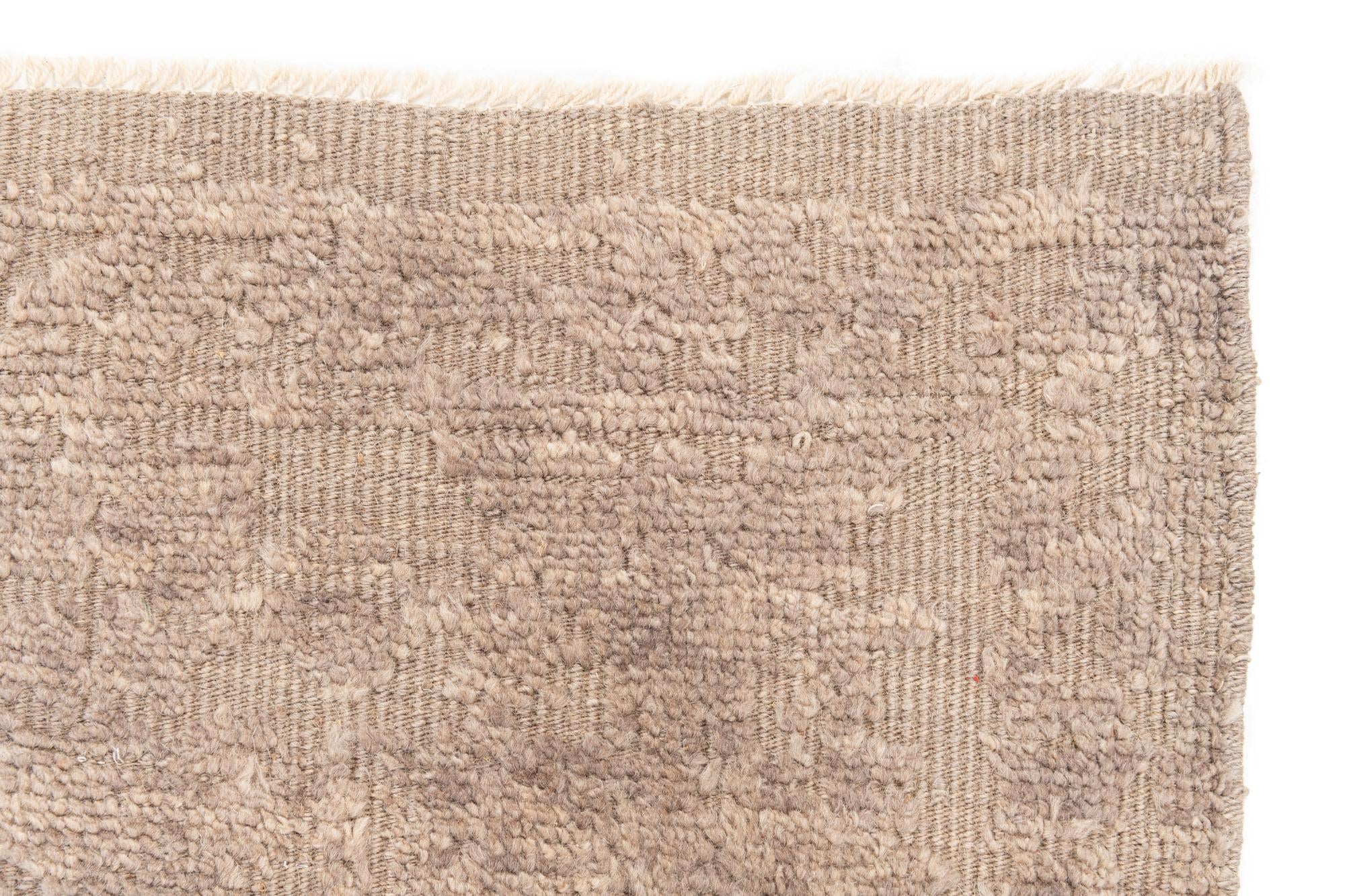 8' 4 x 10' 6 Hand Knotted Moroccan Wool Rug