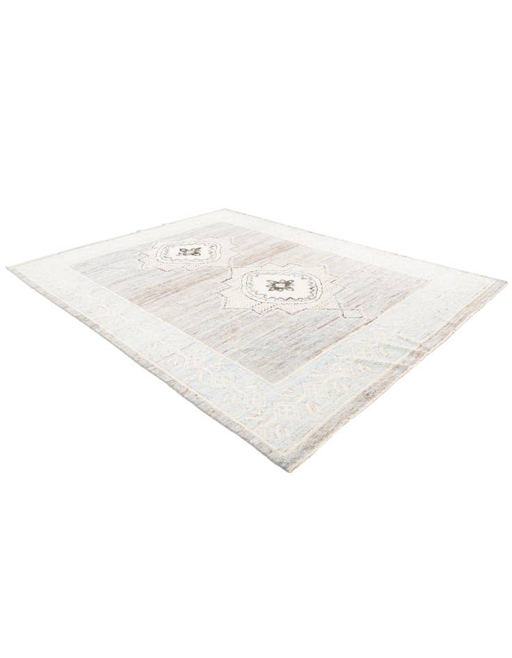 Detail image of 7' 9 x 10' 1 Hand Knotted Moroccan Wool Rug