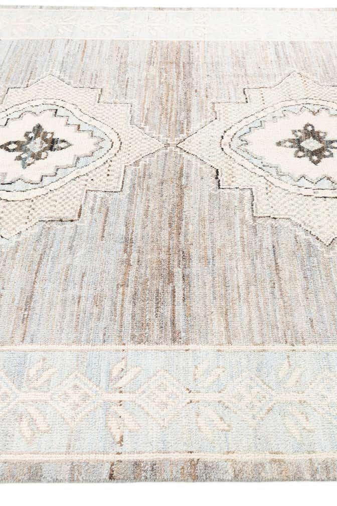7' 9 x 10' 1 Hand Knotted Moroccan Wool Rug