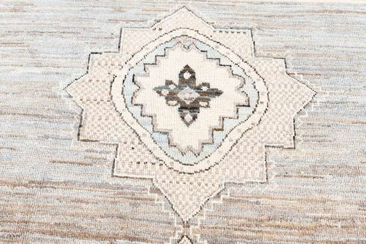 7' 9 x 10' 1 Hand Knotted Moroccan Wool Rug