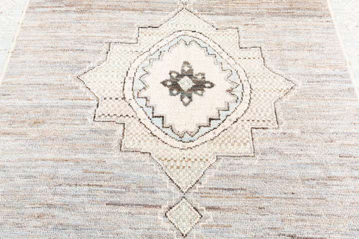 7' 9 x 10' 1 Hand Knotted Moroccan Wool Rug