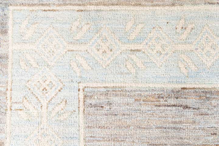 7' 9 x 10' 1 Hand Knotted Moroccan Wool Rug