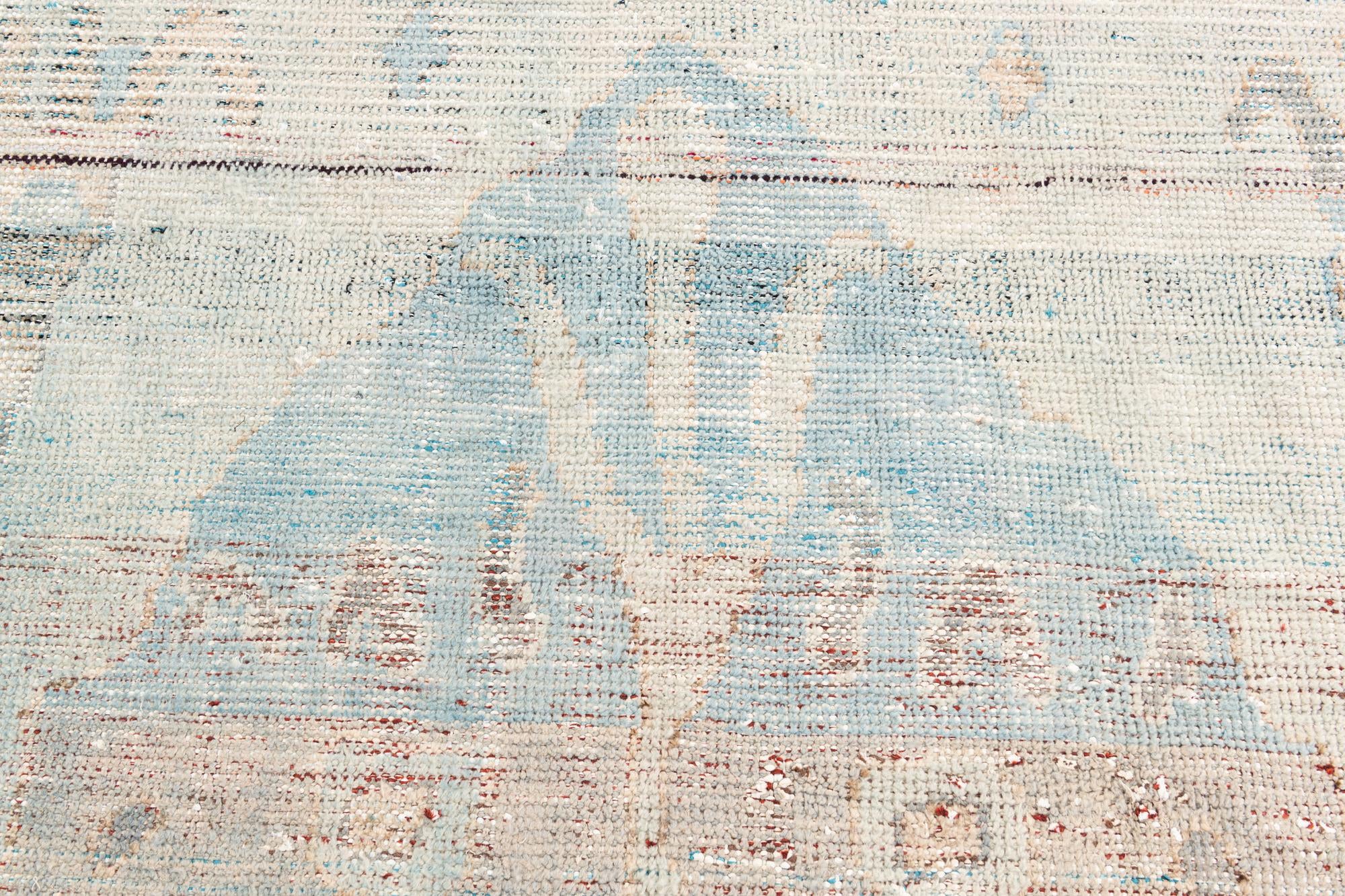 8' 9 x 11' 5 Hand Knotted Moroccan Wool Rug