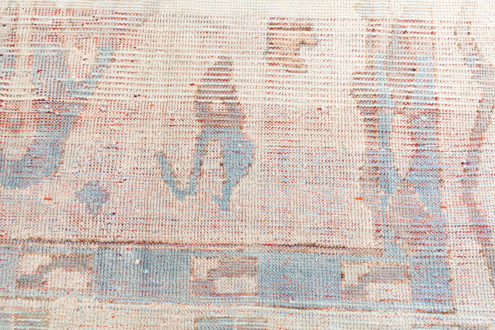 8' 9 x 11' 5 Hand Knotted Moroccan Wool Rug