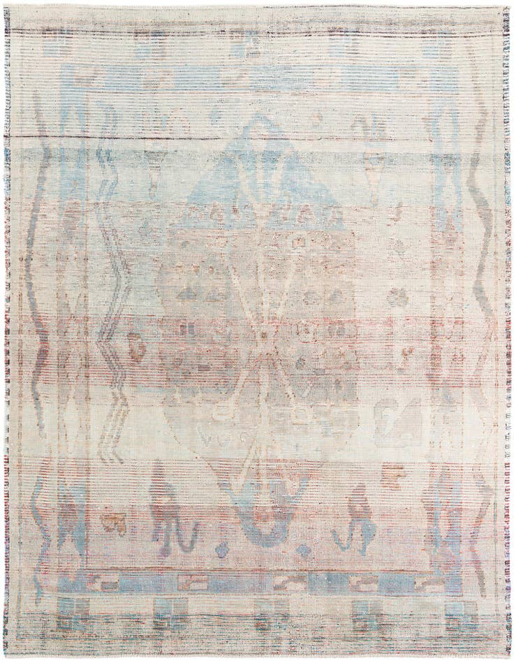 Detail image of 8' 9 x 11' 5 Hand Knotted Moroccan Wool Rug