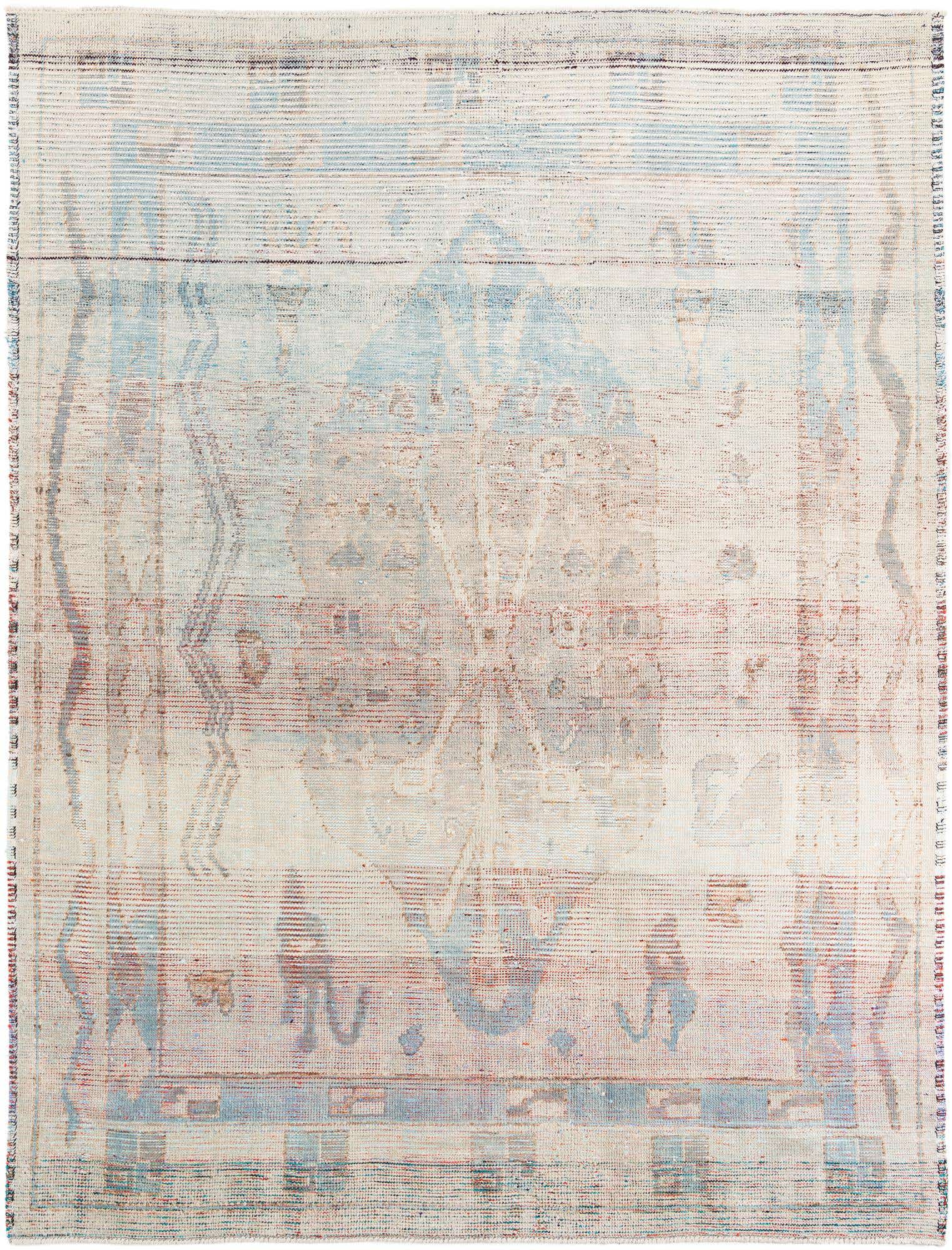 8' 9 x 11' 5 Hand Knotted Moroccan Wool Rug