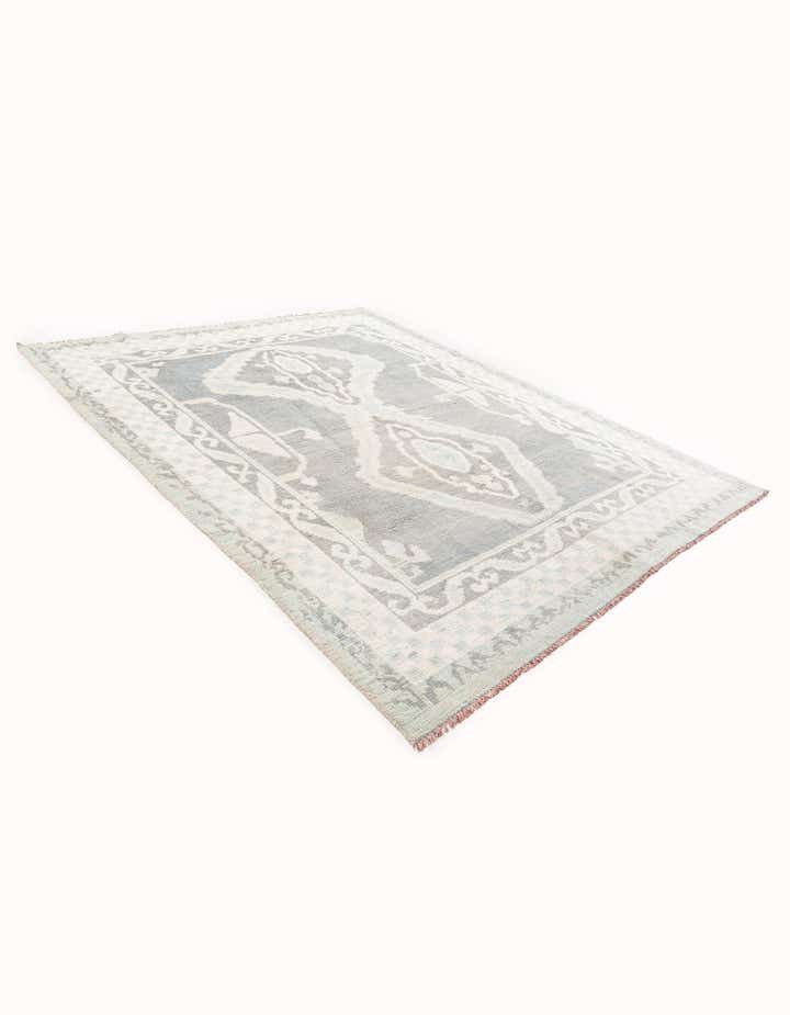 8' x 9' 10 Hand Knotted Moroccan Wool Rug