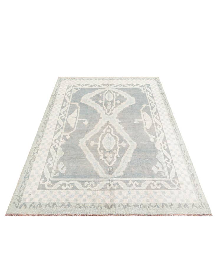 Detail image of 8' x 9' 10  Hand Knotted Moroccan Wool Rug