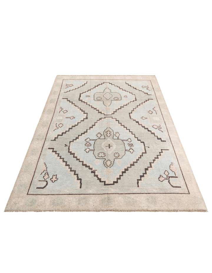 8' 5 x 10' 2 Hand Knotted Moroccan Wool Rug