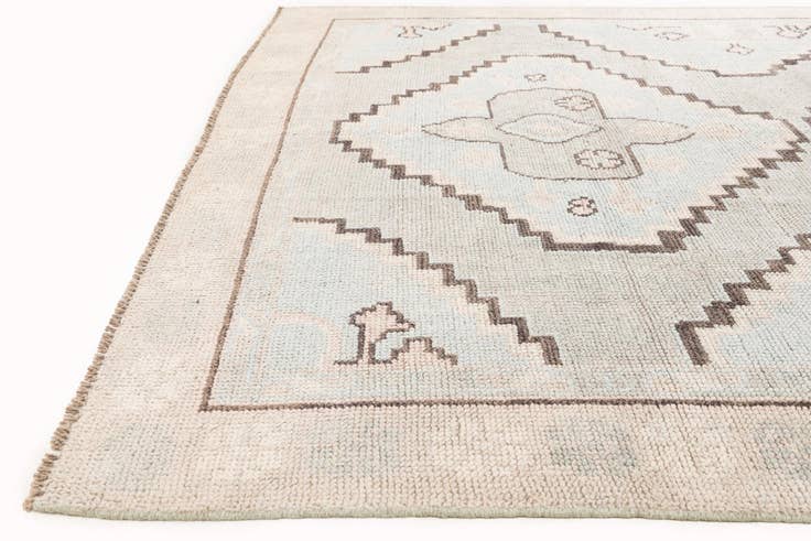 Detail image of 8' 5 x 10' 2 Hand Knotted Moroccan Wool Rug