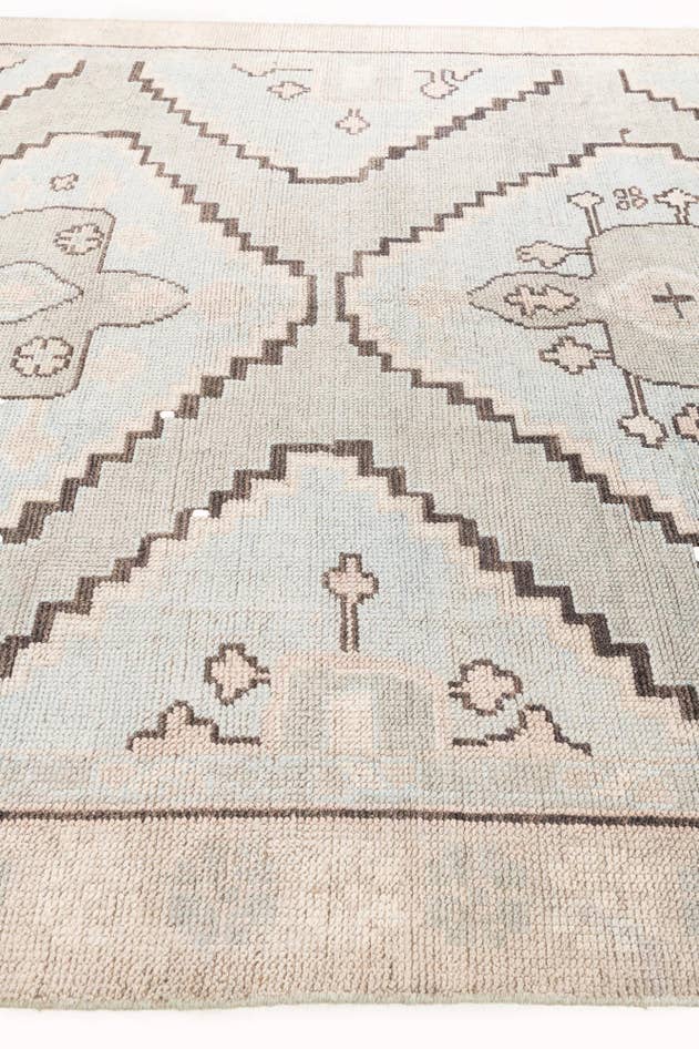 Detail image of 8' 5 x 10' 2 Hand Knotted Moroccan Wool Rug
