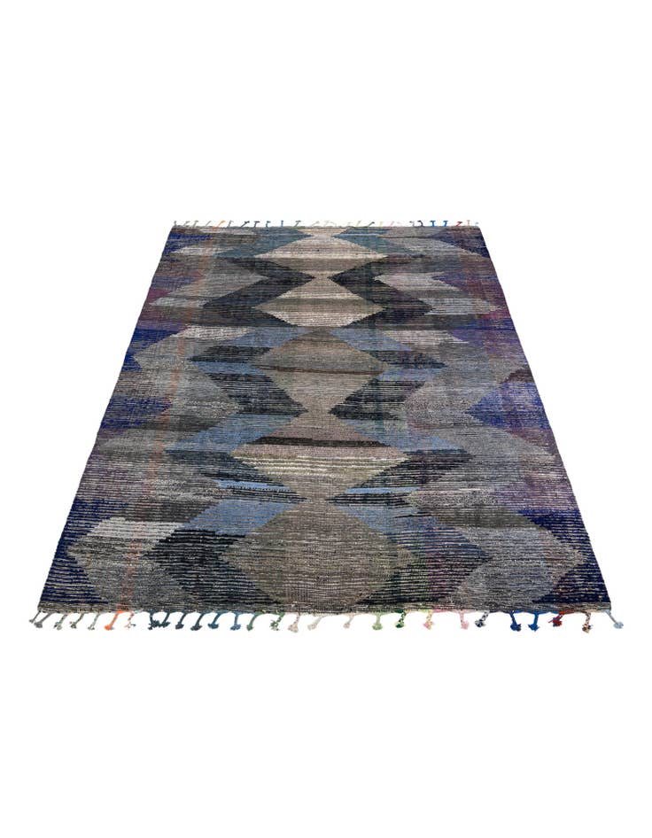 Detail image of 9' 2 x 12' 4 Hand Knotted Moroccan Wool Rug