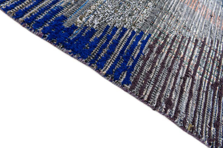 Detail image of 9' 2 x 12' 4 Hand Knotted Moroccan Wool Rug