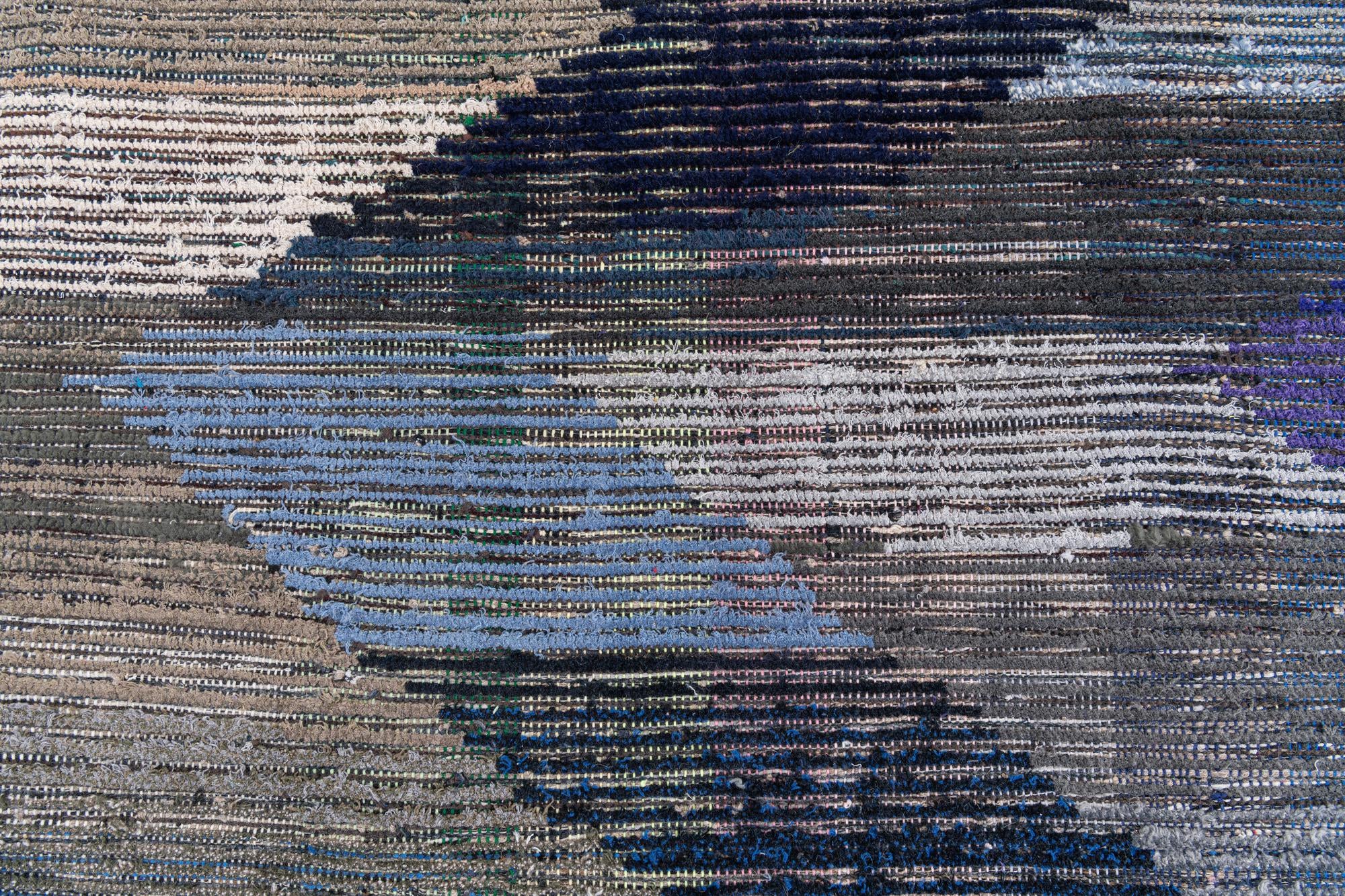 9' 2 x 12' 4 Hand Knotted Moroccan Wool Rug