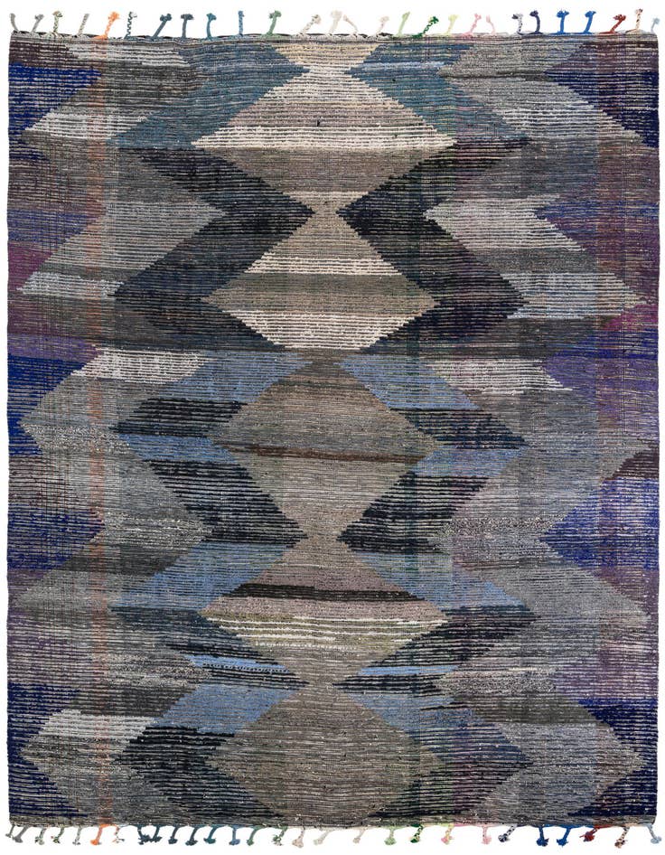 Detail image of 9' 2 x 12' 4 Hand Knotted Moroccan Wool Rug
