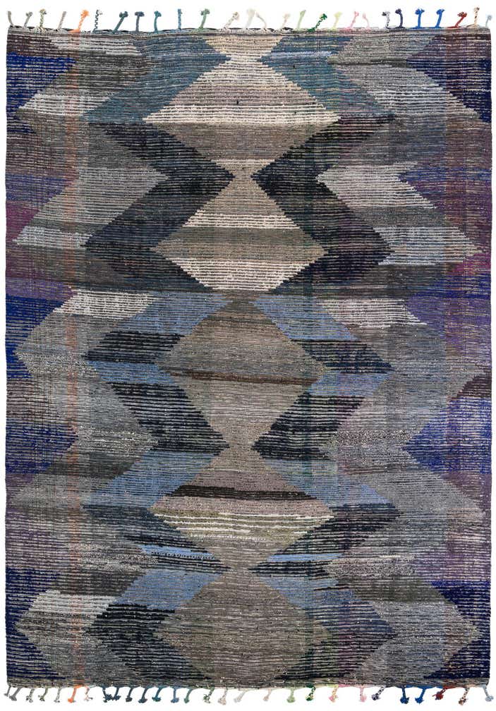 9' 2 x 12' 4 Hand Knotted Moroccan Wool Rug