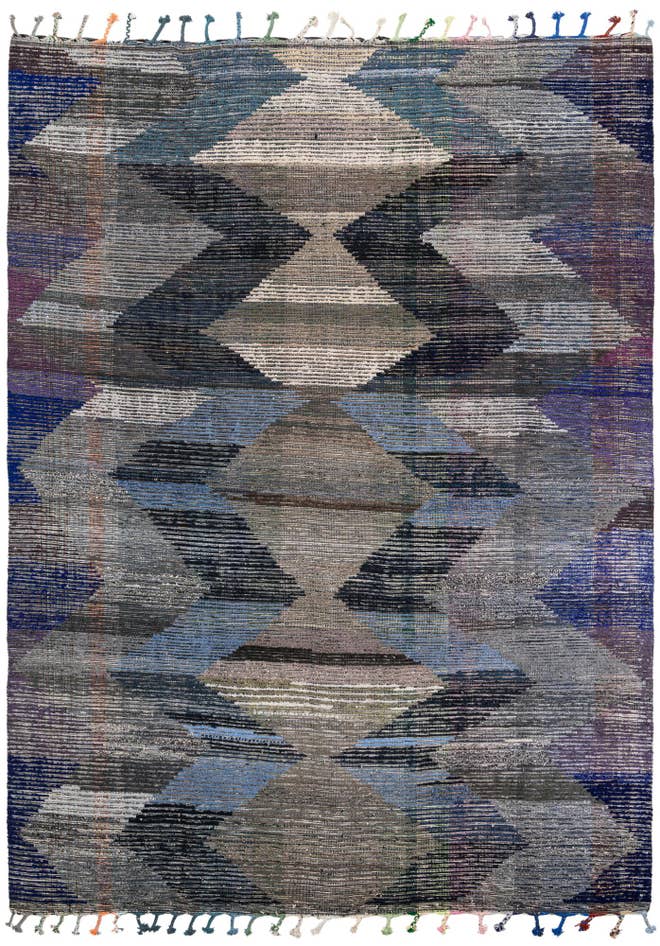 Detail image of 9' 2 x 12' 4 Hand Knotted Moroccan Wool Rug
