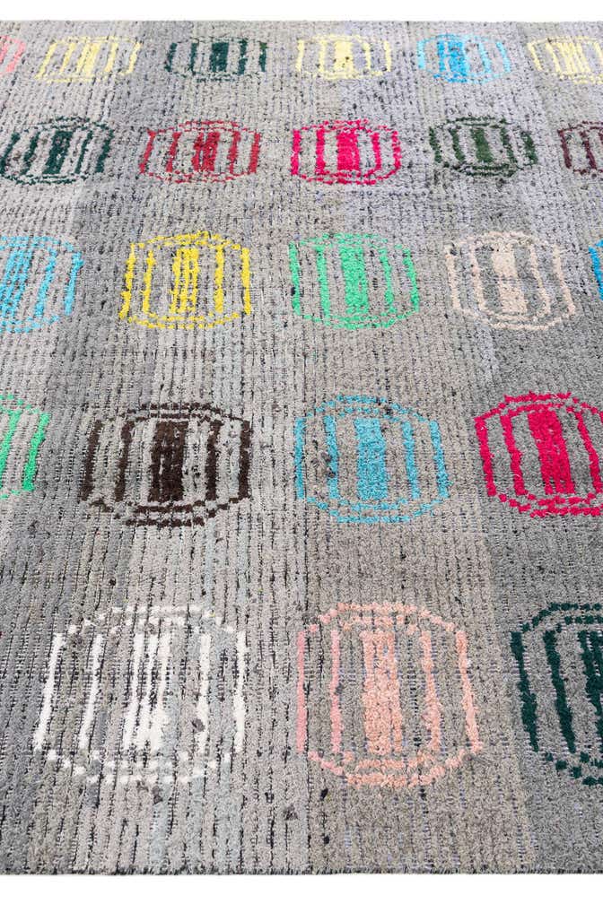 7' 9 x 10' 3 Hand Knotted Moroccan Wool Rug