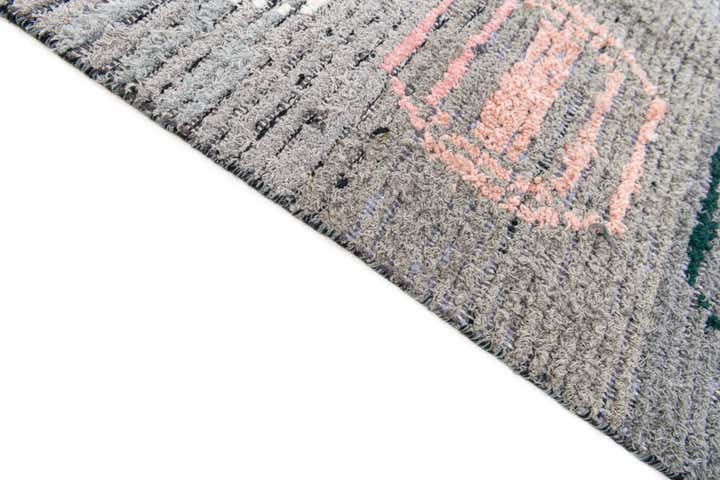 7' 9 x 10' 3 Hand Knotted Moroccan Wool Rug