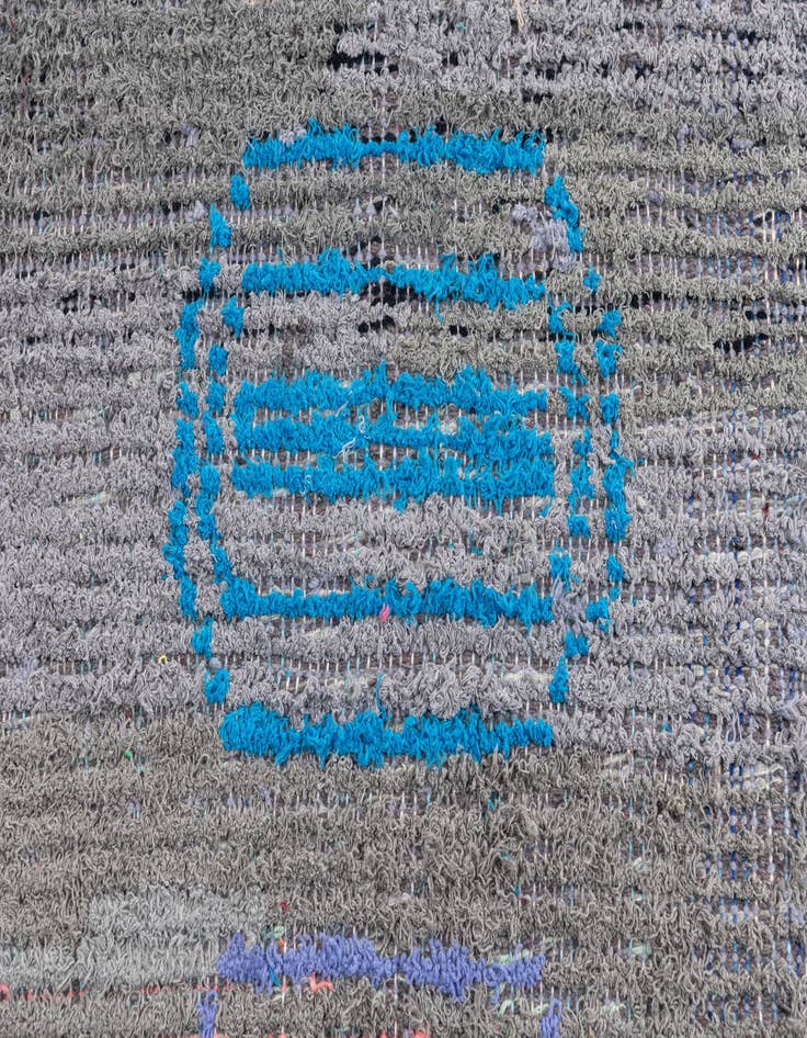 Detail image of 7' 9 x 10' 3  Hand Knotted Moroccan Wool Rug