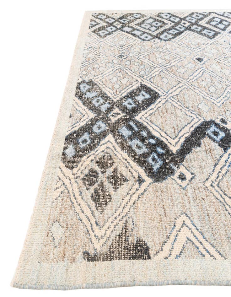 Detail image of 8' 3 x 10' 3  Hand Knotted Moroccan Wool Rug