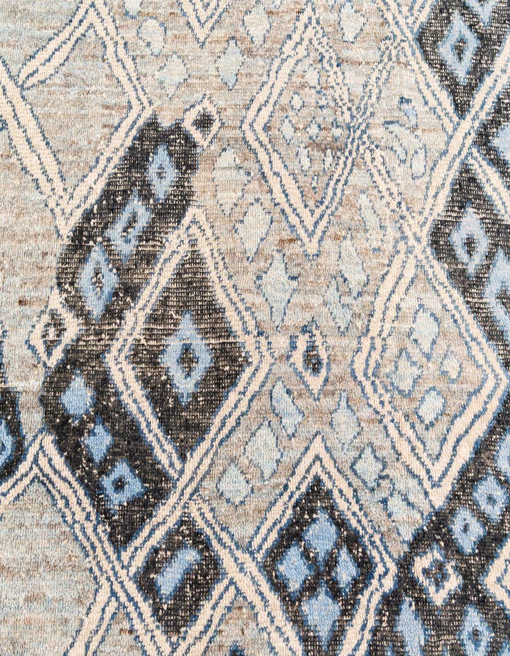 Detail image of 8' 3 x 10' 3  Hand Knotted Moroccan Wool Rug