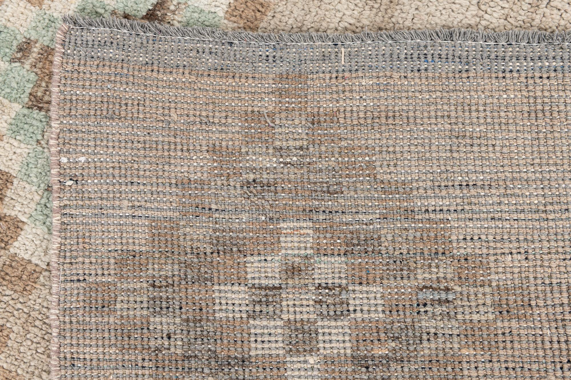 7' 9 x 10' 4 Hand Knotted Moroccan Wool Rug