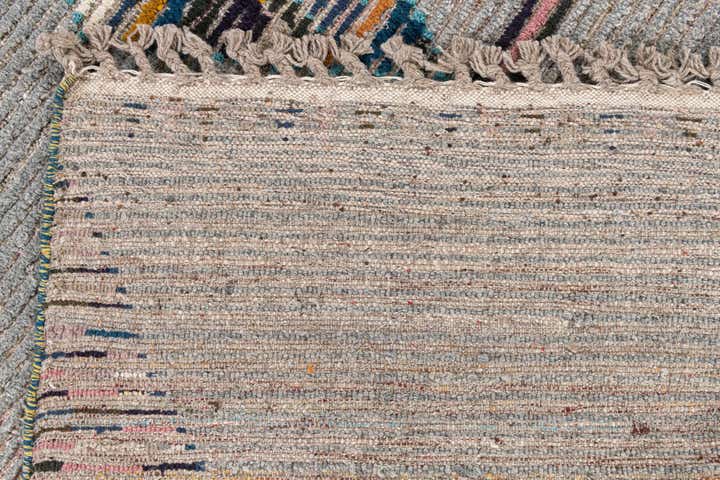 6' 2 x 8' 9 Hand Knotted Moroccan Wool Rug