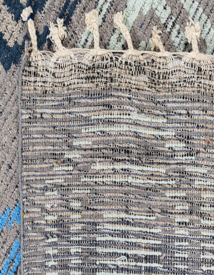 Detail image of 5' x 7' 8  Hand Knotted Moroccan Wool Rug