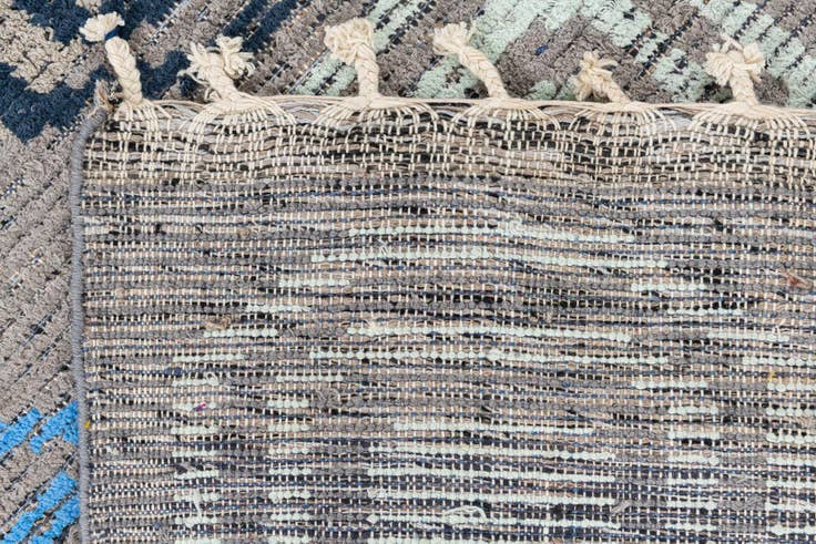 Detail image of 5' x 7' 8 Hand Knotted Moroccan Wool Rug