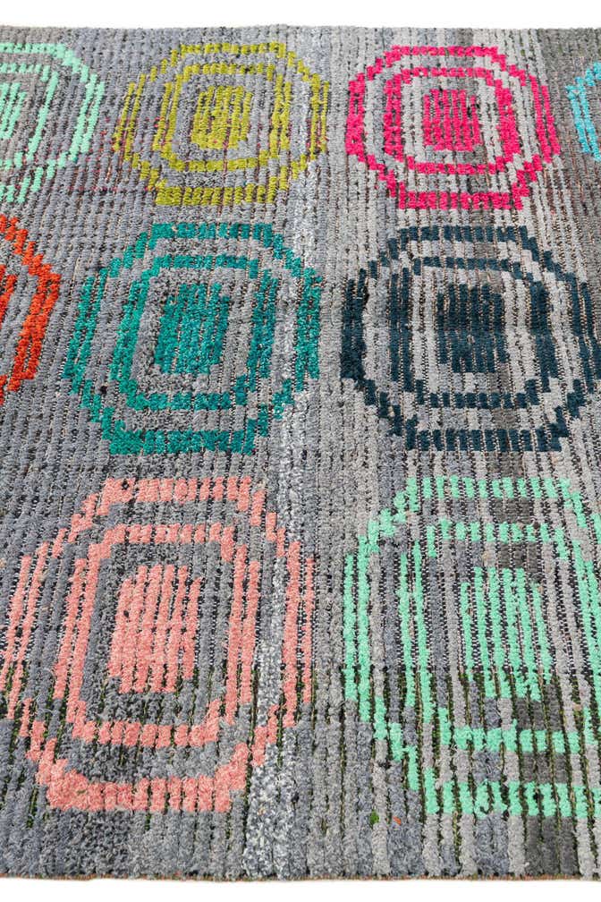 5' 1 x 7' Hand Knotted Moroccan Wool Rug