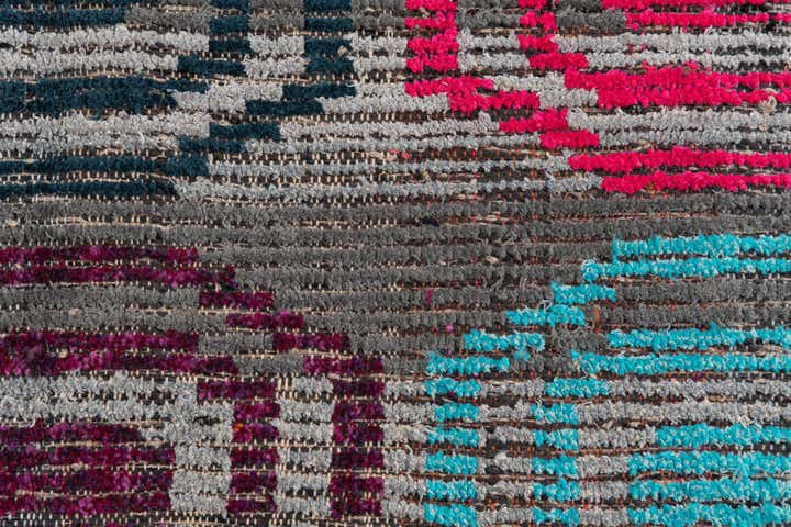 5' 1 x 7' Hand Knotted Moroccan Wool Rug
