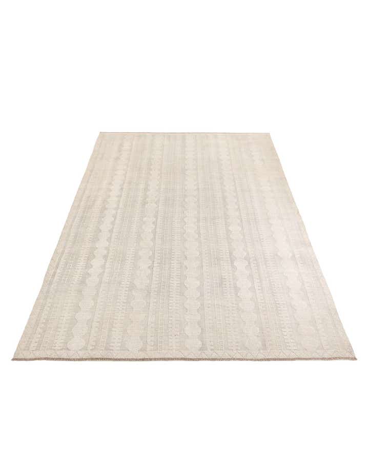 9' x 12' 2 Hand Knotted Moroccan Wool Rug