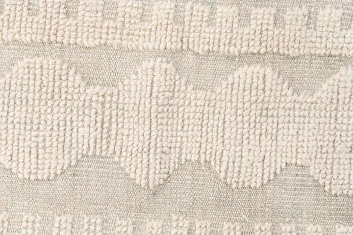 9' x 12' 2 Hand Knotted Moroccan Wool Rug