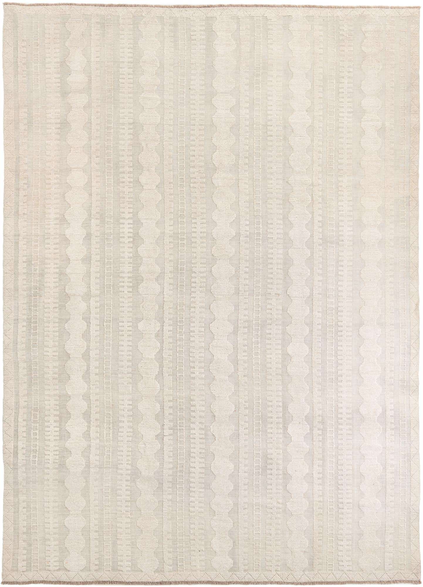 9' x 12' 2 Hand Knotted Moroccan Wool Rug