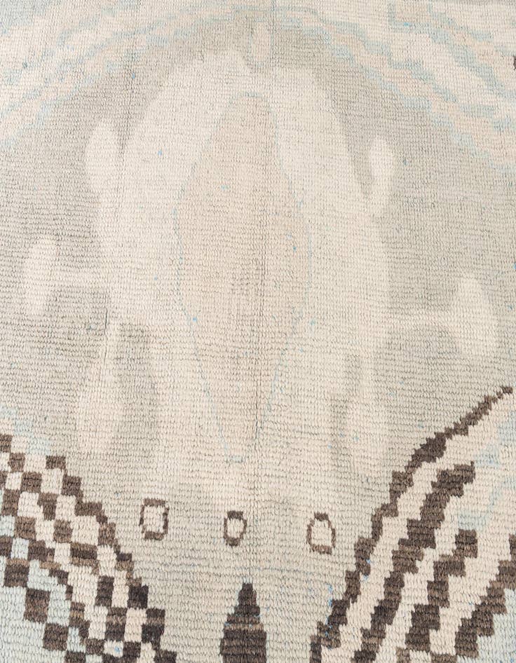 Detail image of 9' x 12' 6  Hand Knotted Moroccan Wool Rug